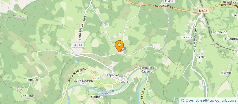 localisation de l'entreprise MONSIEUR EMMANUEL MERIGOT  CORN