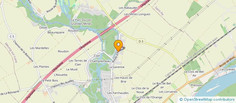 localisation de l'entreprise MONSIEUR EMMANUEL MERLAND à MEUNG-SUR-LOIRE