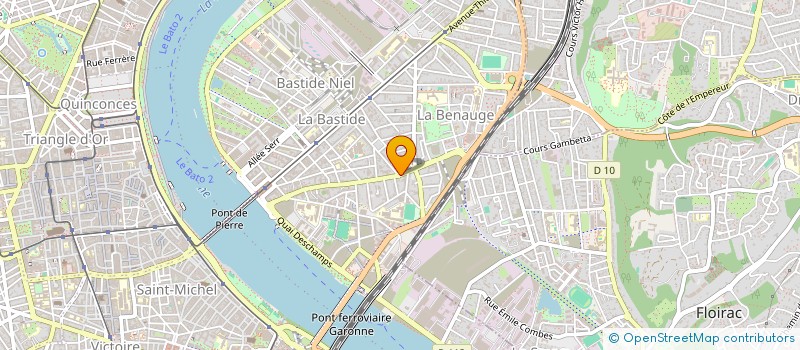 localisation de l'entreprise MONSIEUR EMMANUEL MERVEILLEUX  BORDEAUX