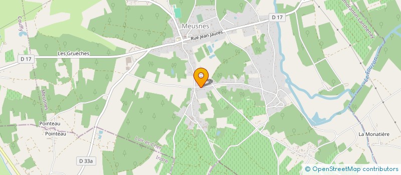 localisation de l'entreprise MONSIEUR EMMANUEL MESNIL  MEUSNES