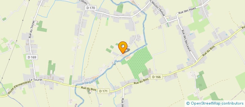 localisation de l'entreprise MONSIEUR EMMANUEL MEURILLON  LA COUTURE