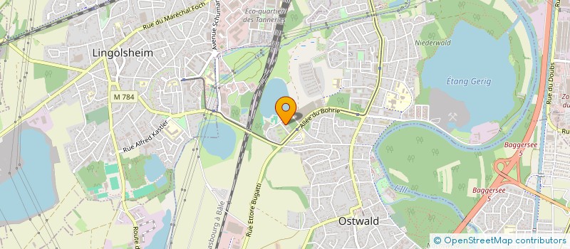 localisation de l'entreprise MONSIEUR EMMANUEL MEYER  OSTWALD