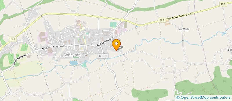 localisation de l'entreprise MONSIEUR EMMANUEL MEYNIER  ANNEYRON