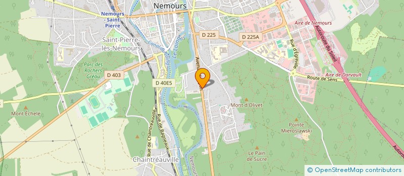 localisation de l'entreprise MONSIEUR EMMANUEL MICHEL  BRUGES