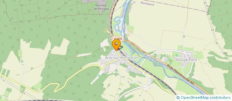 localisation de l'entreprise MONSIEUR EMMANUEL MIGUET  AISY-SUR-ARMANCON