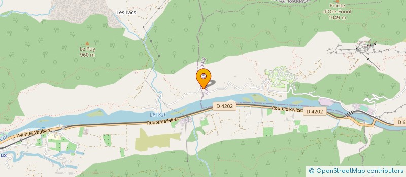 localisation de l'entreprise MONSIEUR EMMANUEL MILLOT  TOUET-SUR-VAR