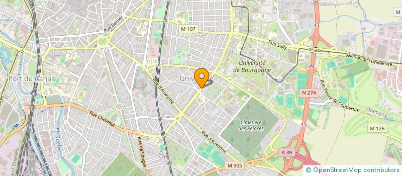 localisation de l'entreprise MONSIEUR EMMANUEL MILLOT à DIJON