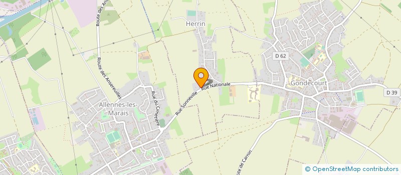 localisation de l'entreprise MONSIEUR EMMANUEL MINET  HERRIN