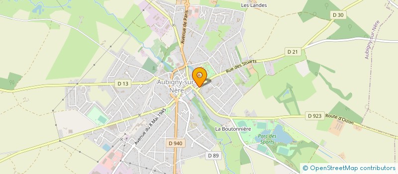 localisation de l'entreprise MONSIEUR EMMANUEL MINIOT à AUBIGNY-SUR-NERE