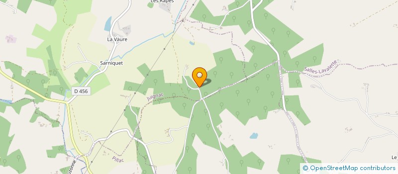 localisation de l'entreprise MONSIEUR EMMANUEL MIOT  JUIGNAC