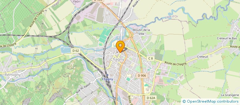 localisation de l'entreprise MONSIEUR EMMANUEL MOINE  CHAGNY