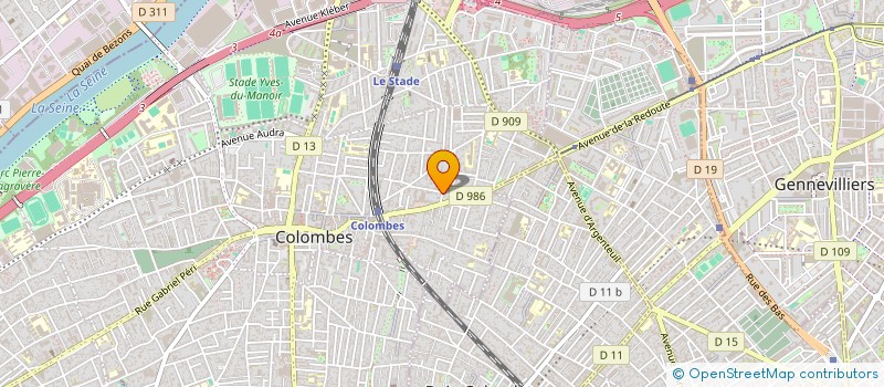 localisation de l'entreprise MONSIEUR EMMANUEL MOLIA à COLOMBES