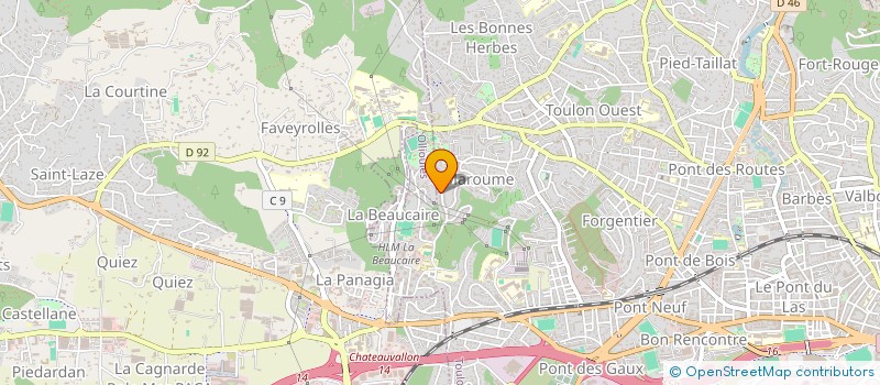 localisation de l'entreprise MONSIEUR EMMANUEL MOLINES  TOULON