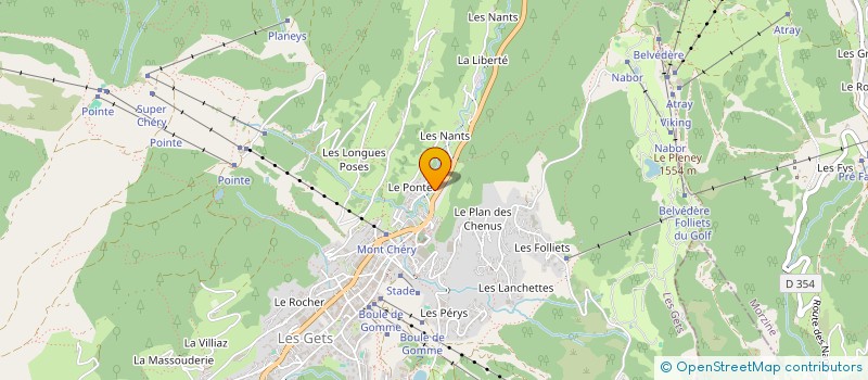 localisation de l'entreprise MONSIEUR EMMANUEL MONNET à LES GETS