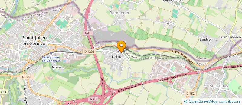 localisation de l'entreprise MONSIEUR EMMANUEL MONNET  SAINT-JULIEN-EN-GENEVOIS