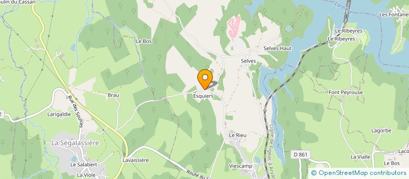 localisation de l'entreprise MONSIEUR EMMANUEL MONPEYSSEN à LE ROUGET-PERS