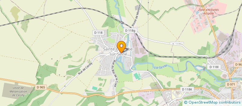 localisation de l'entreprise MONSIEUR EMMANUEL MONTAGNA  SAINTE-COLOMBE-SUR-SEINE