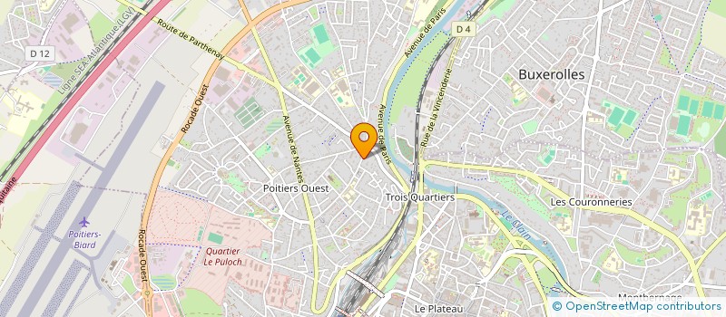 localisation de l'entreprise MONSIEUR EMMANUEL MONTFERME  POITIERS