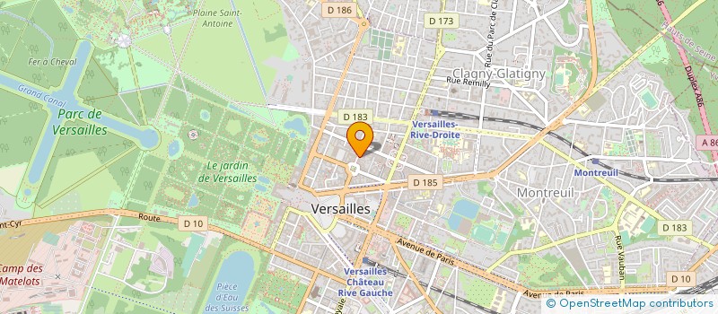 localisation de l'entreprise MONSIEUR EMMANUEL MOREAU à VERSAILLES