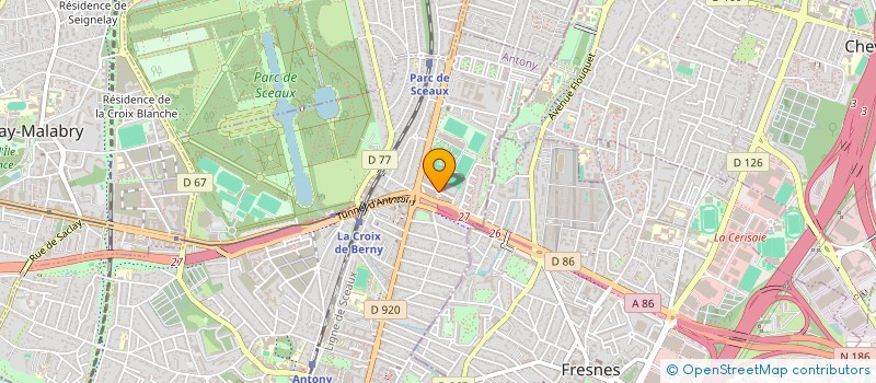 localisation de l'entreprise MONSIEUR EMMANUEL MOREAU à ANTONY