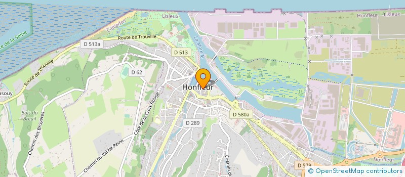 localisation de l'entreprise MONSIEUR EMMANUEL MOREL à HONFLEUR
