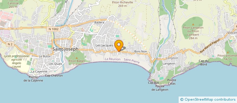 localisation de l'entreprise MONSIEUR EMMANUEL MOREL à SAINT-JOSEPH