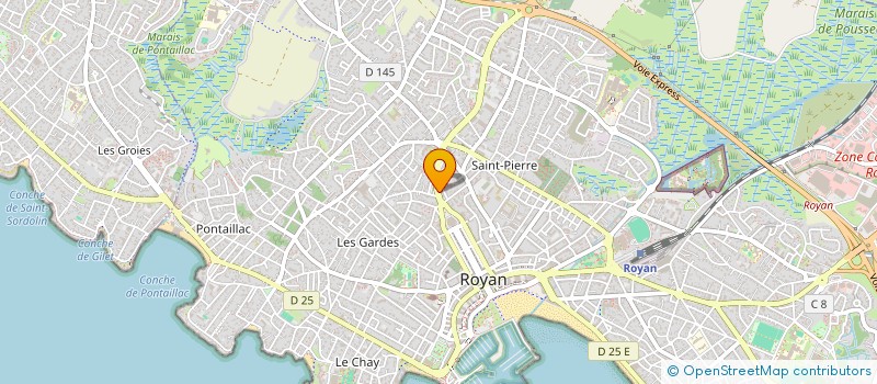 localisation de l'entreprise MONSIEUR EMMANUEL MORICE  ROYAN