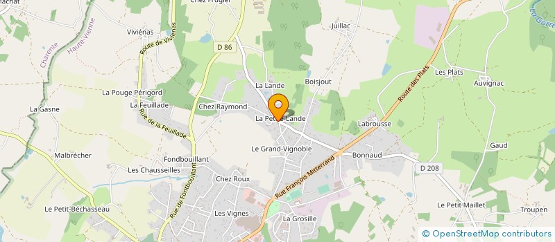 localisation de l'entreprise MONSIEUR EMMANUEL MORTIER à ROCHECHOUART