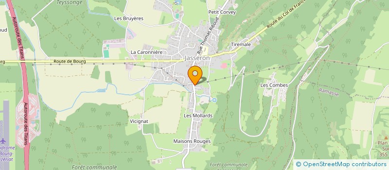 localisation de l'entreprise MONSIEUR EMMANUEL MORVAN  JASSERON