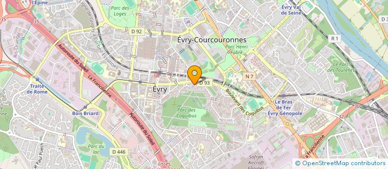 localisation de l'entreprise MONSIEUR EMMANUEL MOUDOUTE-BELL à EVRY-COURCOURONNES