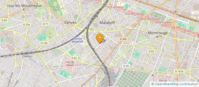localisation de l'entreprise MONSIEUR EMMANUEL MOUILLET à MALAKOFF