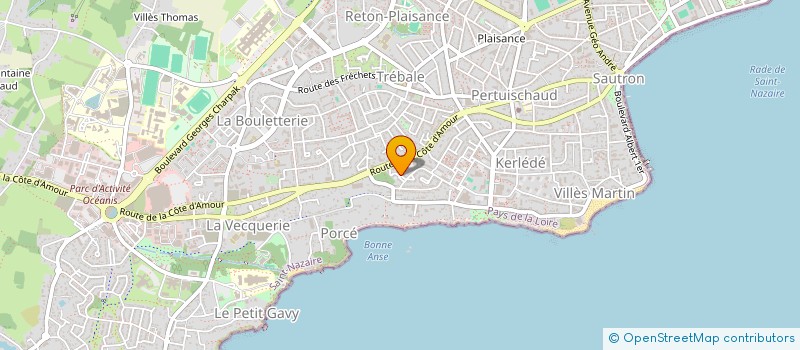 localisation de l'entreprise MONSIEUR EMMANUEL MOUNIER  SAINT-NAZAIRE