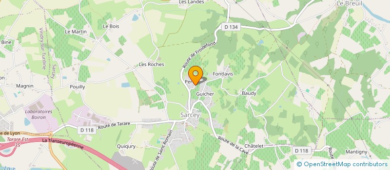 localisation de l'entreprise MONSIEUR EMMANUEL MULATON  SARCEY