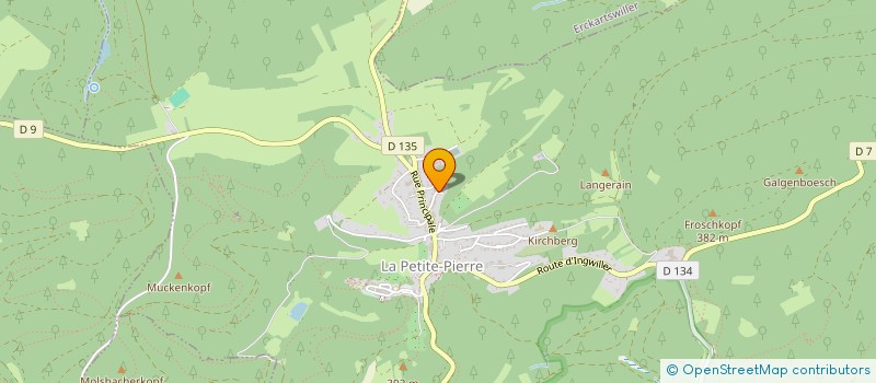 localisation de l'entreprise MONSIEUR EMMANUEL MULLER  LA PETITE-PIERRE