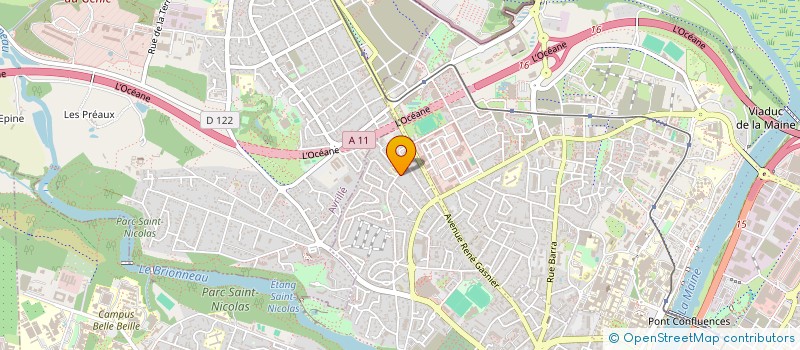 localisation de l'entreprise MONSIEUR EMMANUEL MUTEL  ANGERS