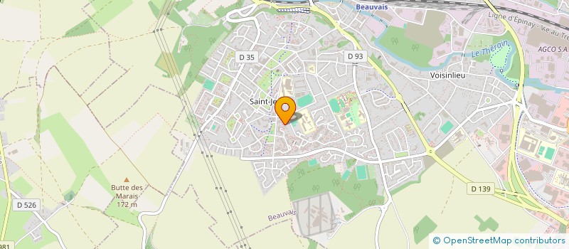 localisation de l'entreprise MONSIEUR EMMANUEL MWIGIRUA  BEAUVAIS