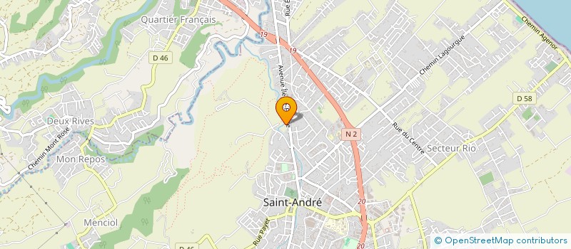 localisation de l'entreprise MONSIEUR EMMANUEL NASSER  SAINT-ANDRE