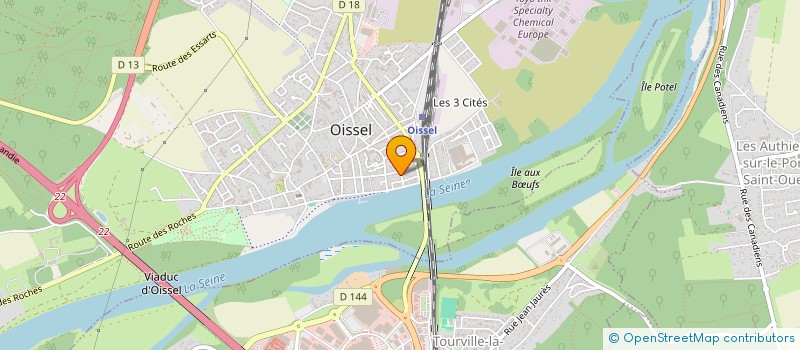 localisation de l'entreprise MONSIEUR EMMANUEL NAUD  OISSEL