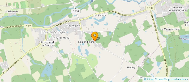 localisation de l'entreprise MONSIEUR EMMANUEL NAUDIN  TOUR-EN-SOLOGNE