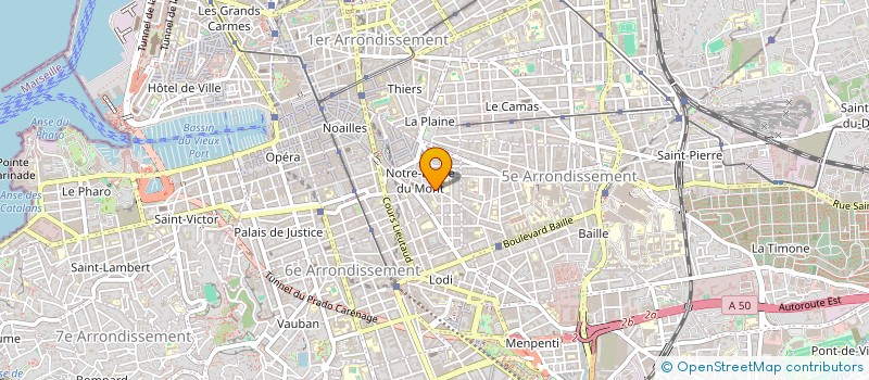 localisation de l'entreprise MONSIEUR EMMANUEL NAULT  MARSEILLE