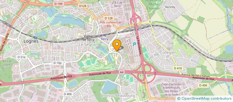 localisation de l'entreprise MONSIEUR EMMANUEL NDENDE  TORCY