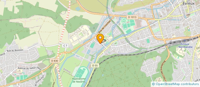 localisation de l'entreprise MONSIEUR EMMANUEL NENKULA  EVREUX