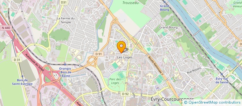 localisation de l'entreprise MONSIEUR EMMANUEL NGEYITALA LOLA  EVRY-COURCOURONNES