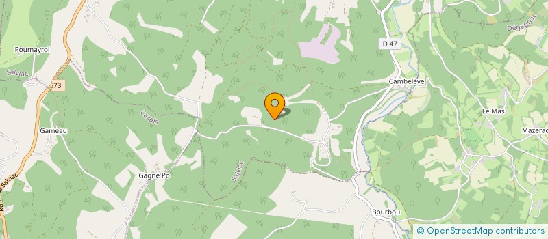 localisation de l'entreprise MONSIEUR EMMANUEL NIEL  DEGAGNAC