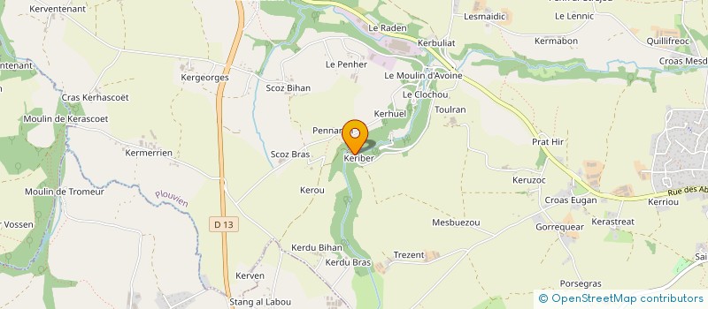 localisation de l'entreprise MONSIEUR EMMANUEL NIVET  PLOUVIEN