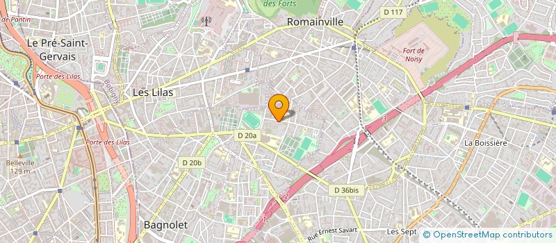 localisation de l'entreprise MONSIEUR EMMANUEL NOBLET-ROUSSEAU  BAGNOLET