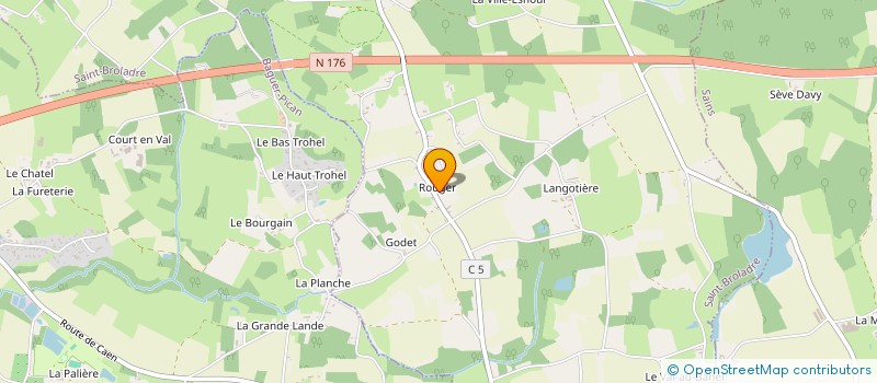 localisation de l'entreprise MONSIEUR EMMANUEL NOEL  SAINT-BROLADRE