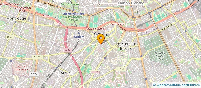localisation de l'entreprise MONSIEUR EMMANUEL NUIRO à GENTILLY