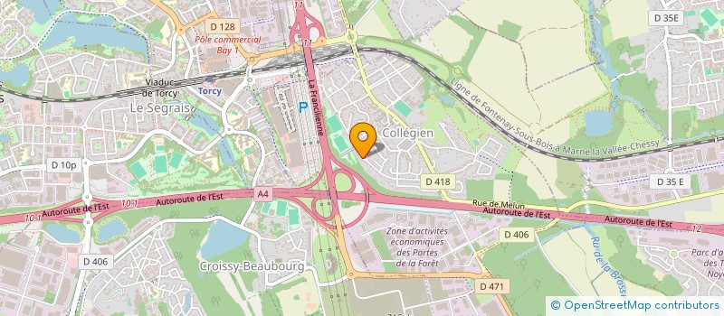 localisation de l'entreprise MONSIEUR EMMANUEL OCIO  COLLEGIEN