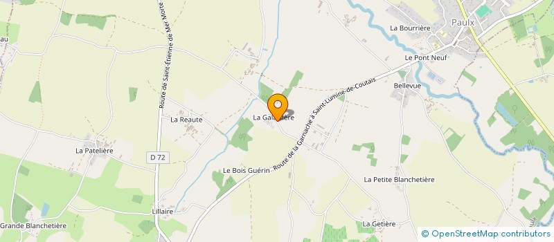 localisation de l'entreprise MONSIEUR EMMANUEL OLIVIER  PAULX